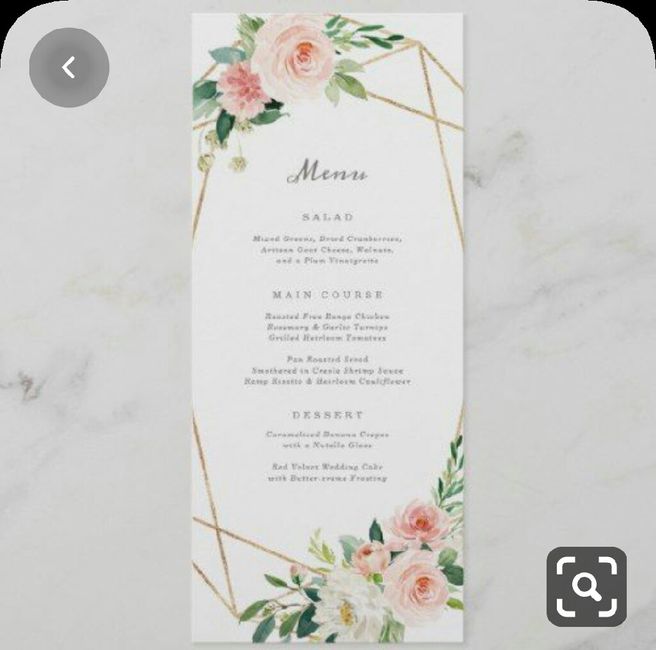 Menú boda de noche 2