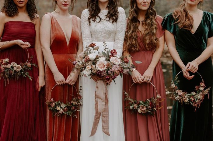 Damas de honor ¿con ramos? 2