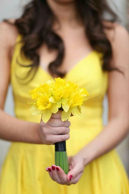 Colores: bouquets para damas amarillos 1