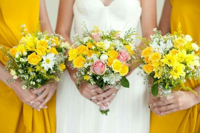 Colores: bouquets para damas amarillos 5