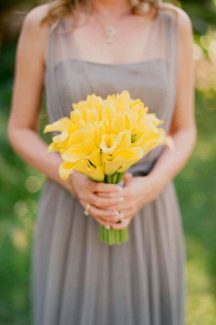 Colores: bouquets para damas amarillos 13