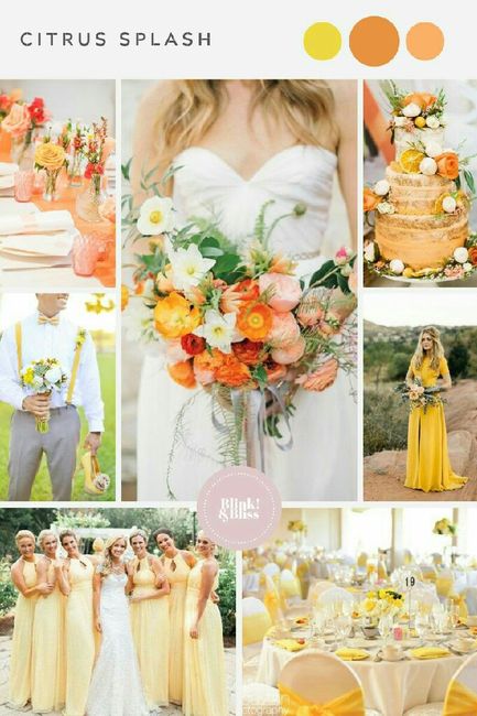 ¡Color del tema de la boda y damas de honor! - 8