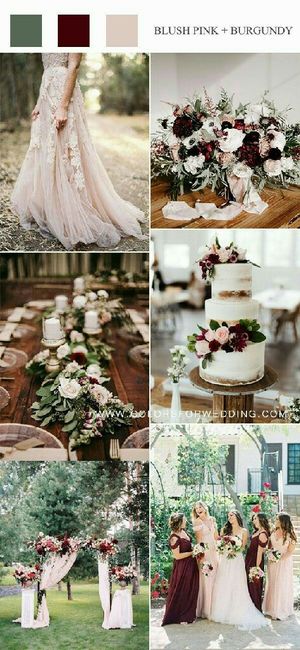 ¡Color del tema de la boda y damas de honor! - 9