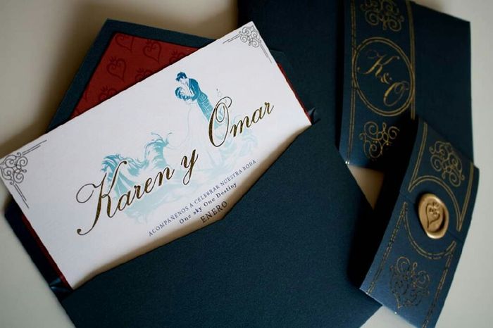 Invitaciones, velo o Tocado. 6