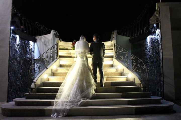 De noche se ven hermosas las escaleras