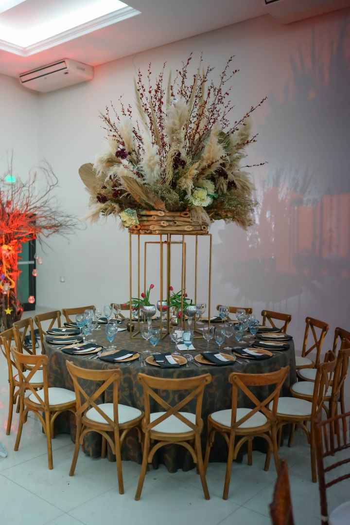 Centros de mesa con hierba de las Pampas - 1