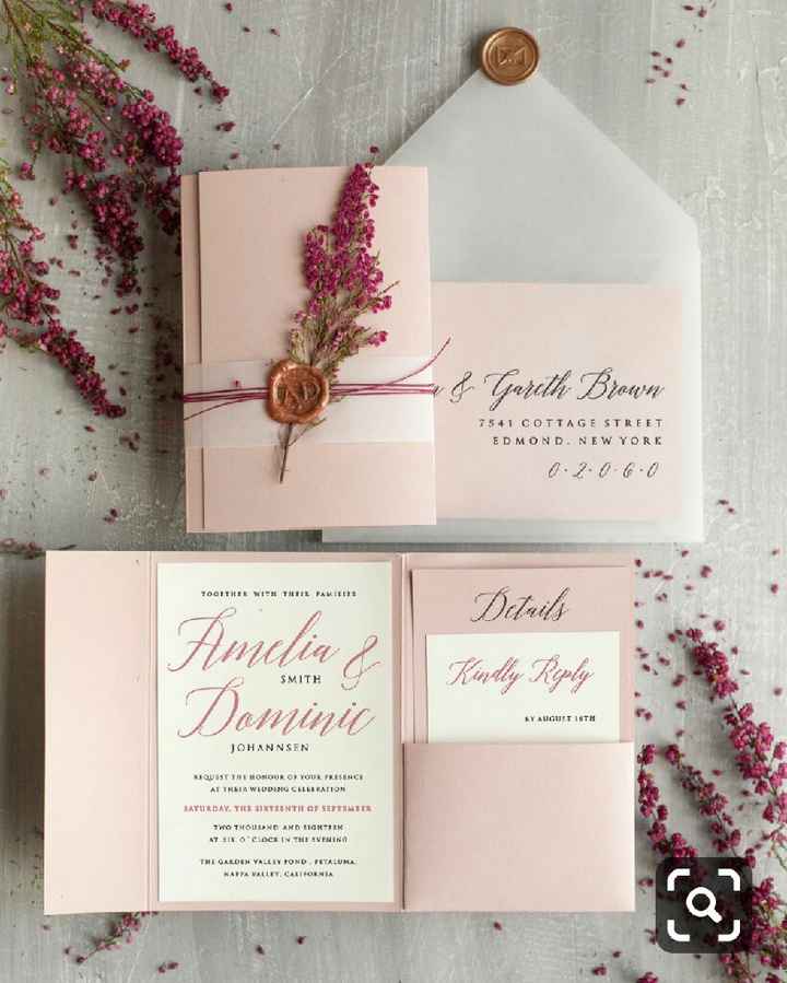 Sellar invitaciones con plantas o flores - 3