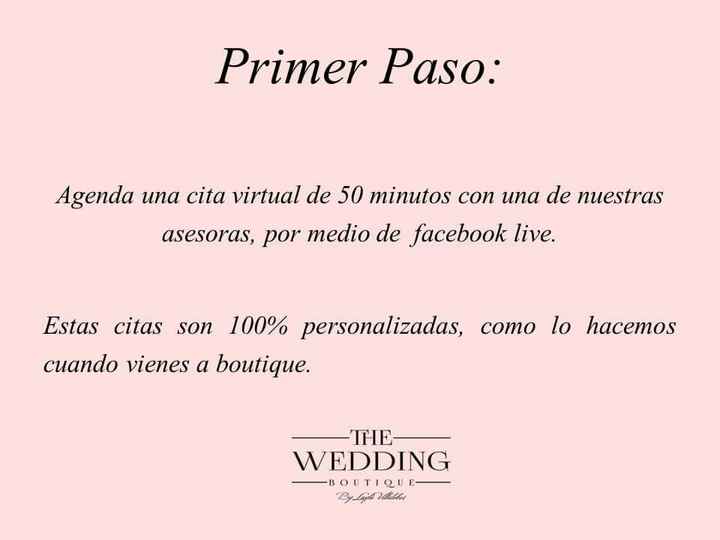 The wedding boutique - citas virtuales - 2
