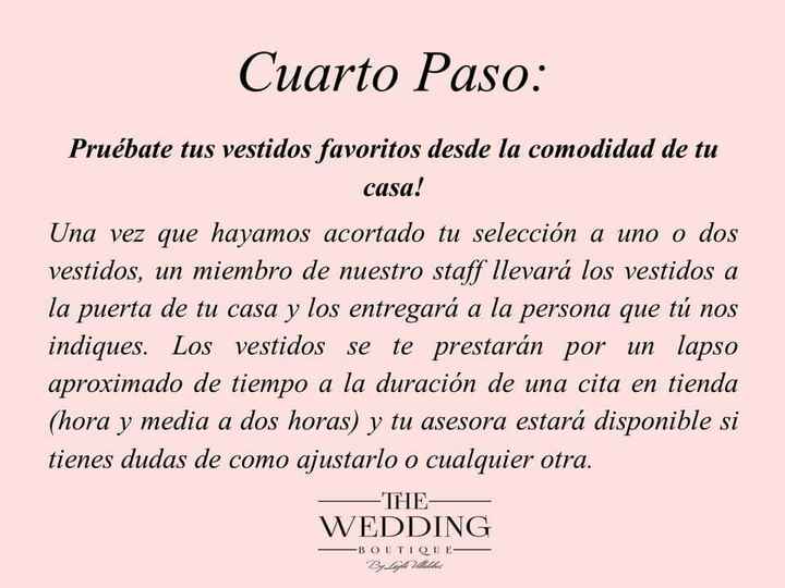 The wedding boutique - citas virtuales - 5