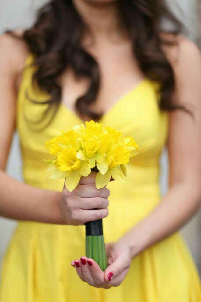 Colores: bouquets para damas amarillos - 1