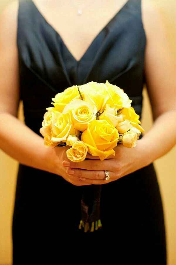 Colores: bouquets para damas amarillos - 2