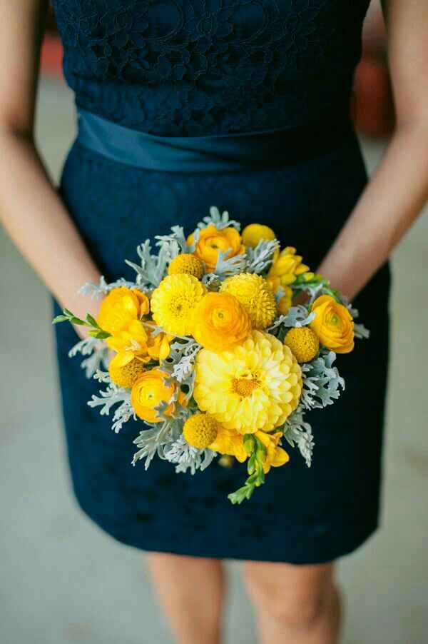 Colores: bouquets para damas amarillos - 3