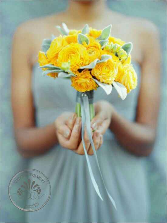 Colores: bouquets para damas amarillos - 4