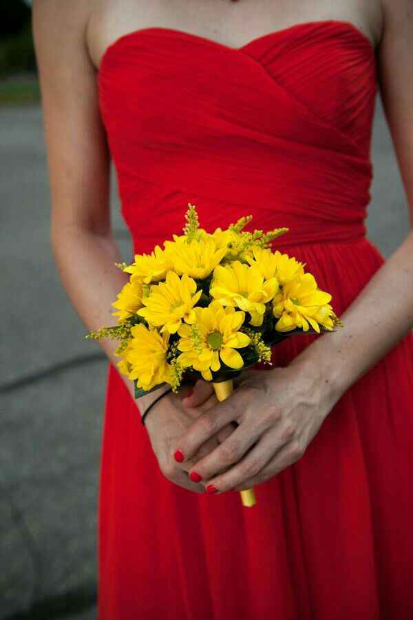 Colores: bouquets para damas amarillos - 7