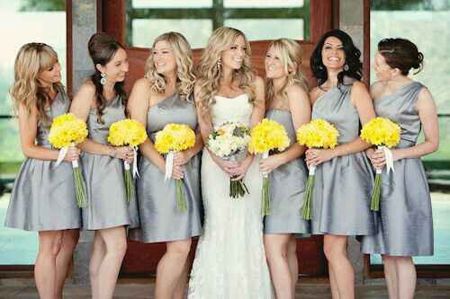 Colores: bouquets para damas amarillos - 8