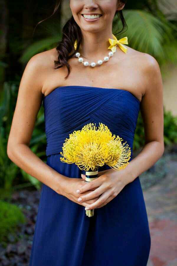 Colores: bouquets para damas amarillos - 9