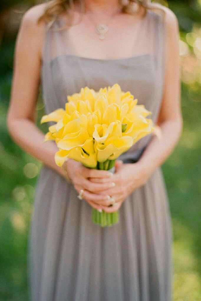 Colores: bouquets para damas amarillos - 13