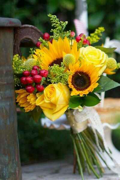 Colores: ramos de novia en amarillo - 6