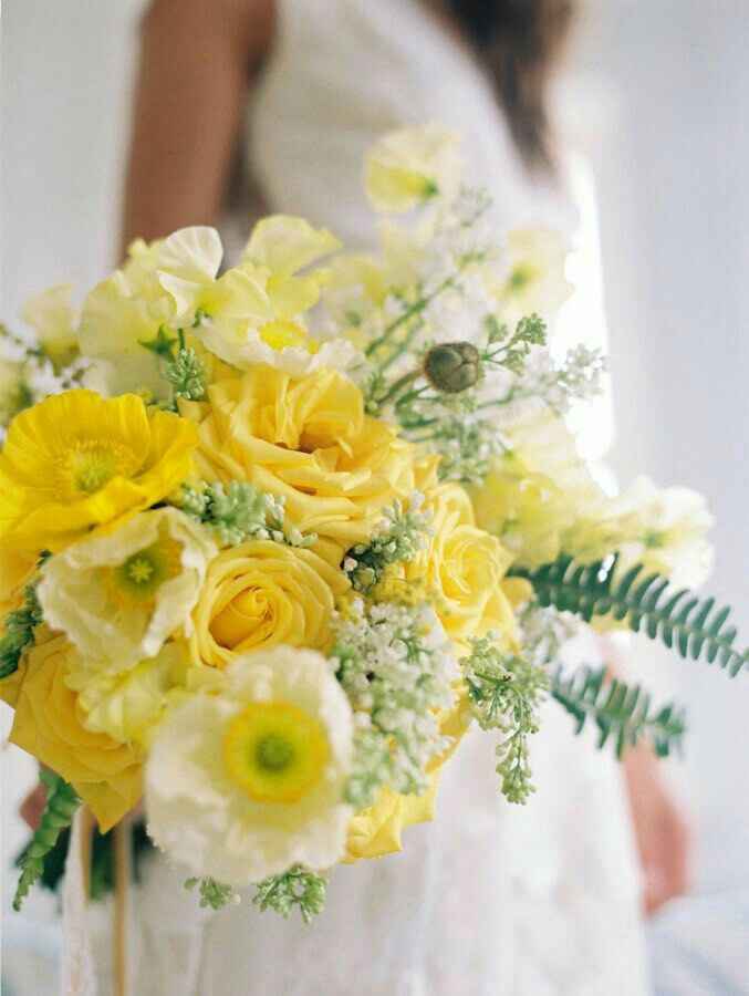 Colores: ramos de novia en amarillo - 7