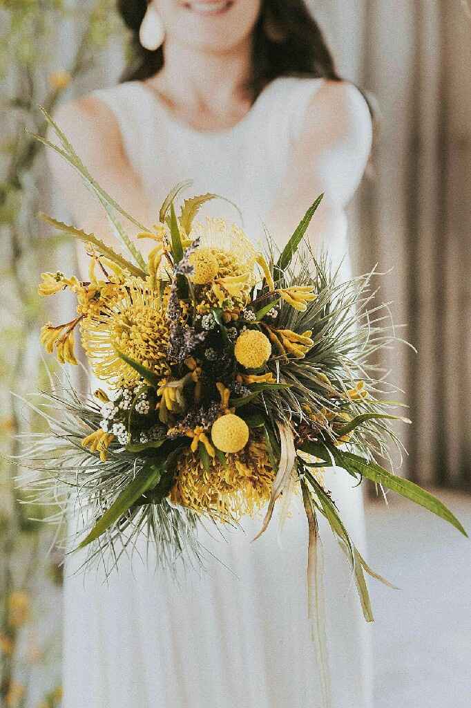 Colores: ramos de novia en amarillo - 9