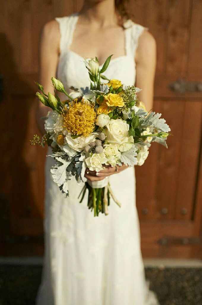 Colores: ramos de novia en amarillo - 10