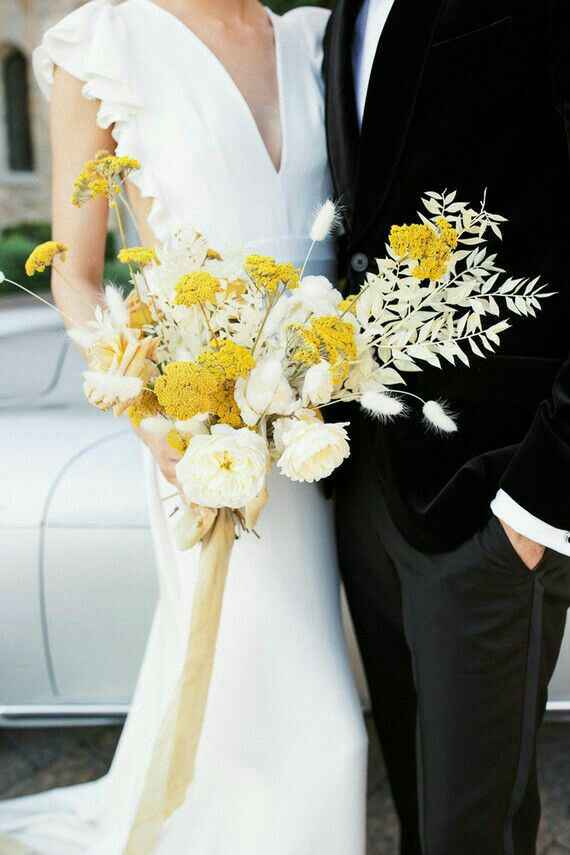 Colores: ramos de novia en amarillo - 11