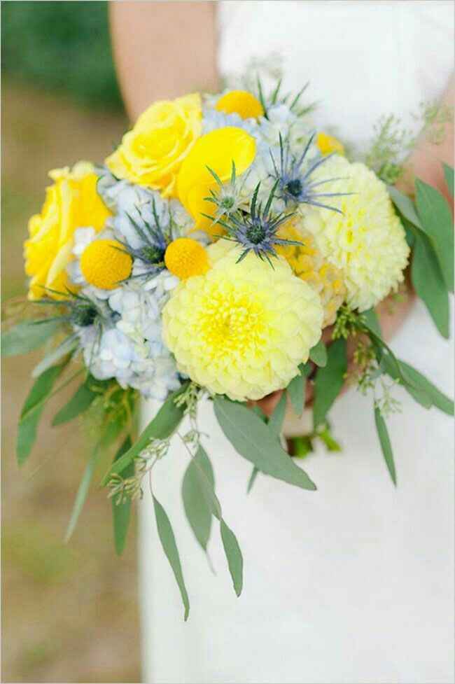 Colores: ramos de novia en amarillo - 12