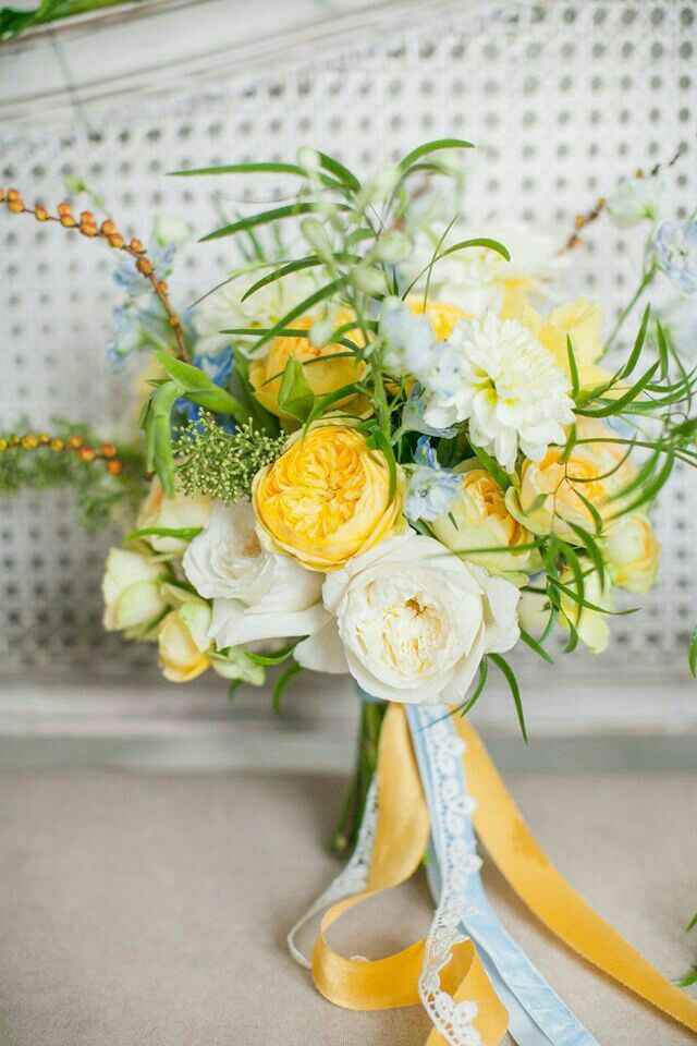 Colores: ramos de novia en amarillo - 13