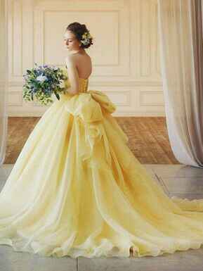 Colores: vestidos de novia amarillos - 8