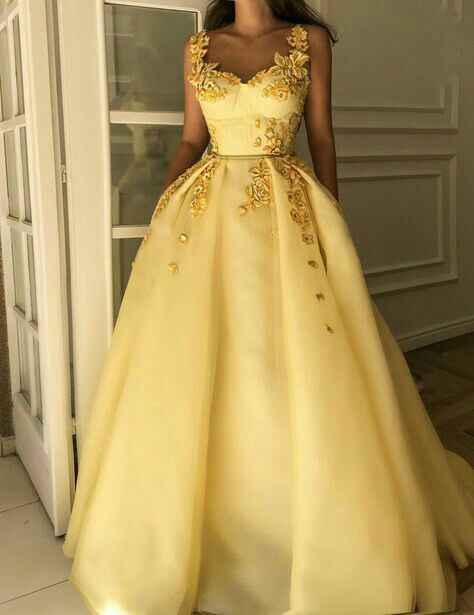 Colores: vestidos de novia amarillos - 10