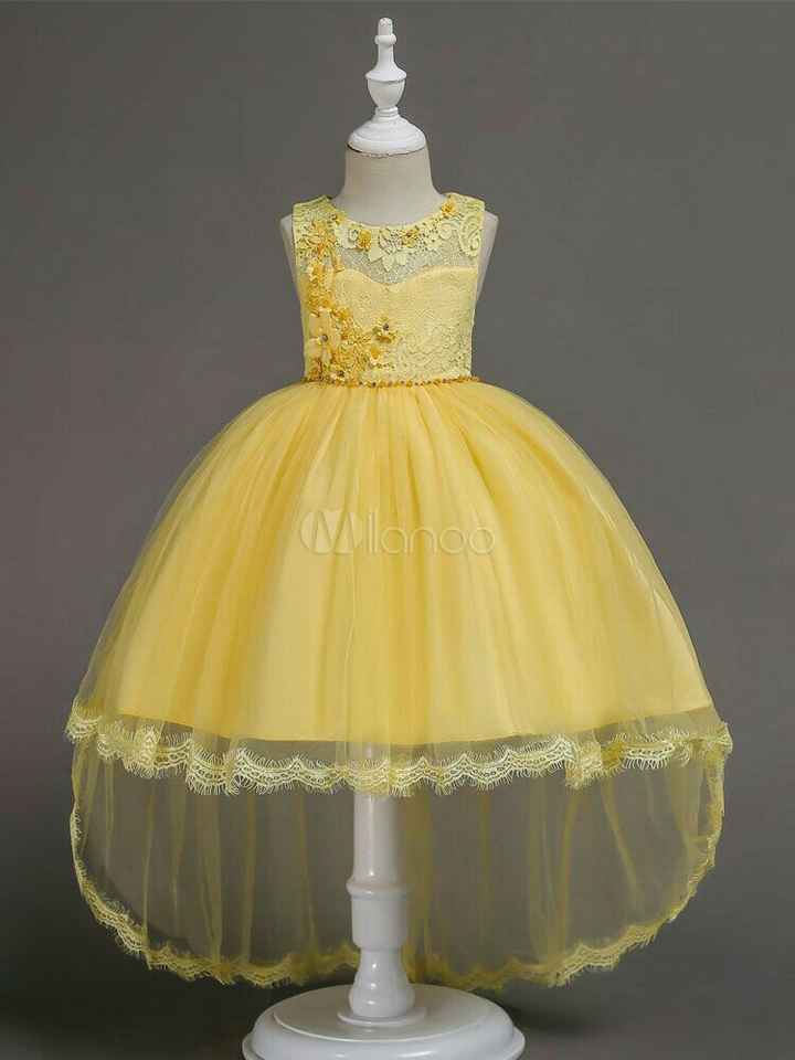 Colores: niña de las flores en amarillo - 8