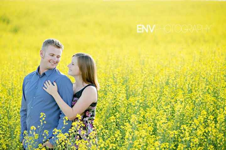 Colores: save the date paisaje amarillo - 7