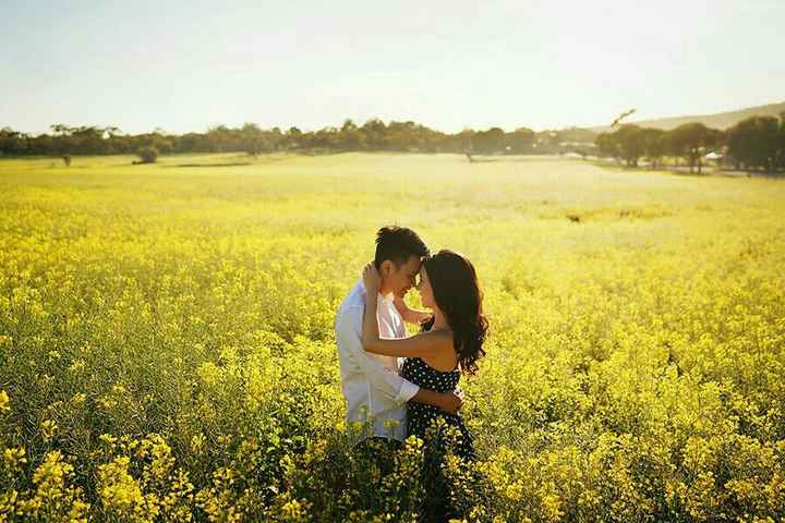 Colores: save the date paisaje amarillo - 10