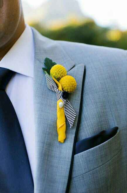 Colores: boutoniere amarillo - 7