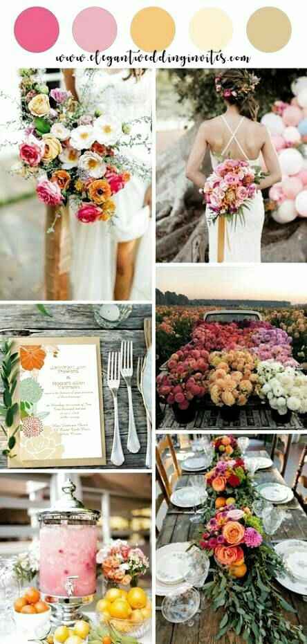 ¡Color del tema de la boda y damas de honor! - 4