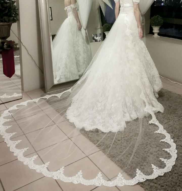 Velo de novia boda civil - 2