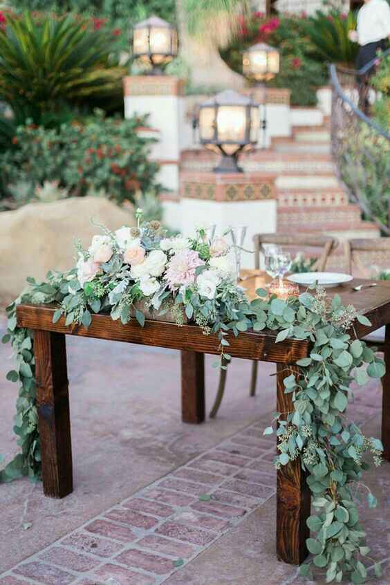 Mesa de novios etilo rústico - 2