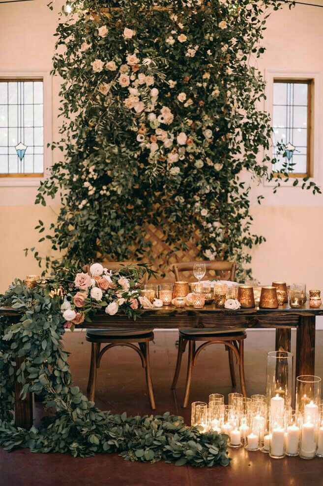 Mesa de novios etilo rústico - 7