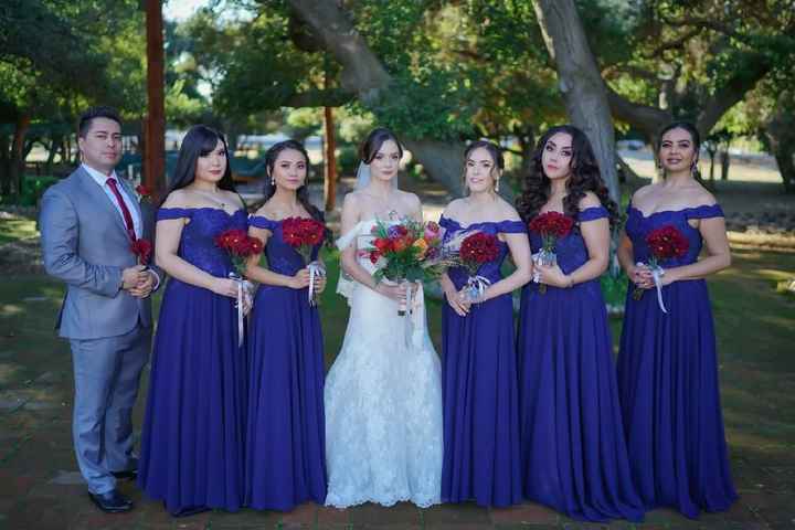 Nayeli reta a los novias de la comu a subir fotos sobre el vestido de sus damas - 1