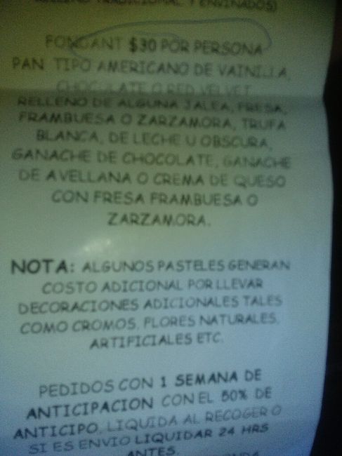 Dónde compraron su pastel y en cuánto les salió? - 1