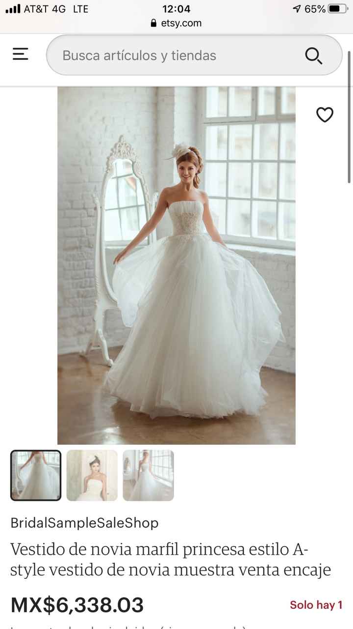 ¿Pedir mi vestido en linea? - 1