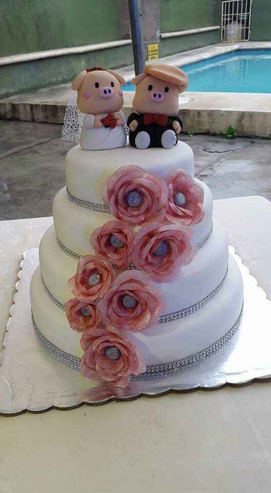 Ideas de pasteles de boda originales - 1