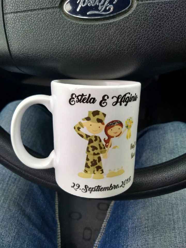 Tazas impresas para padrinos.  - 1