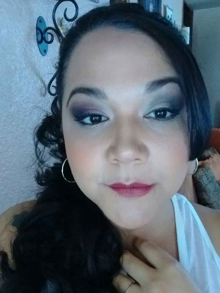 Mi prueba de peinado y maquillaje - 2