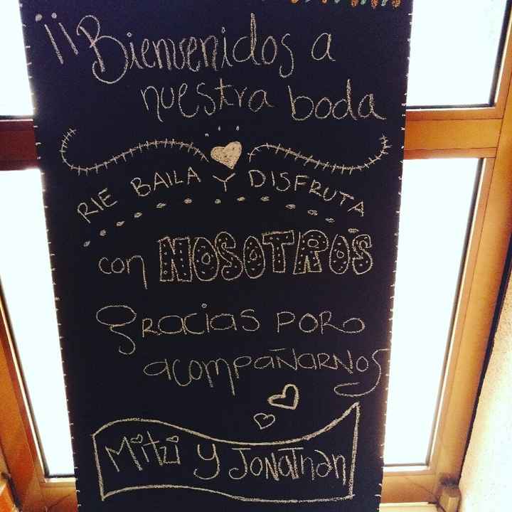 Mi letrero de bienvenida!! - 1