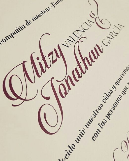 Hola futuras novias. es mi primer devate y quisiera saber su estilo de invitacion. - 2