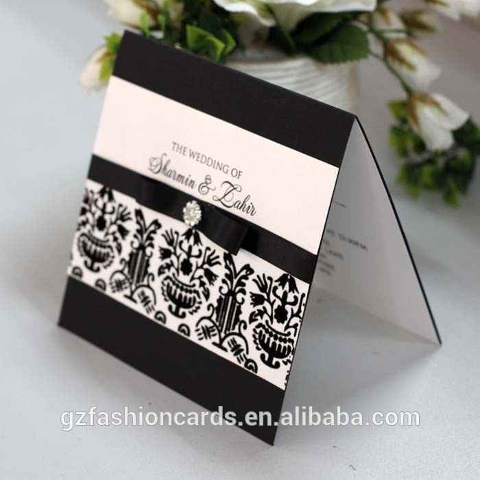 invitaciones en color Negro!! - 3