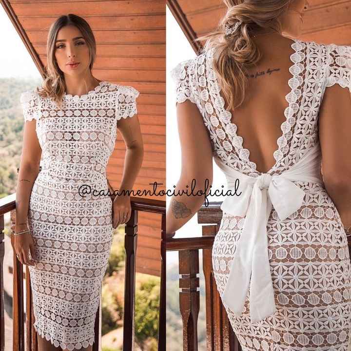 Vestido para boda al civil - 1