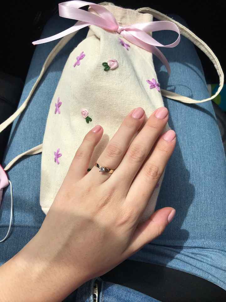 Presuman su anillo de compromiso💍 y como sucedió 😍🤭 - 1