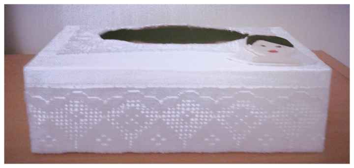 Cajita en vez de zapatilla... DIY